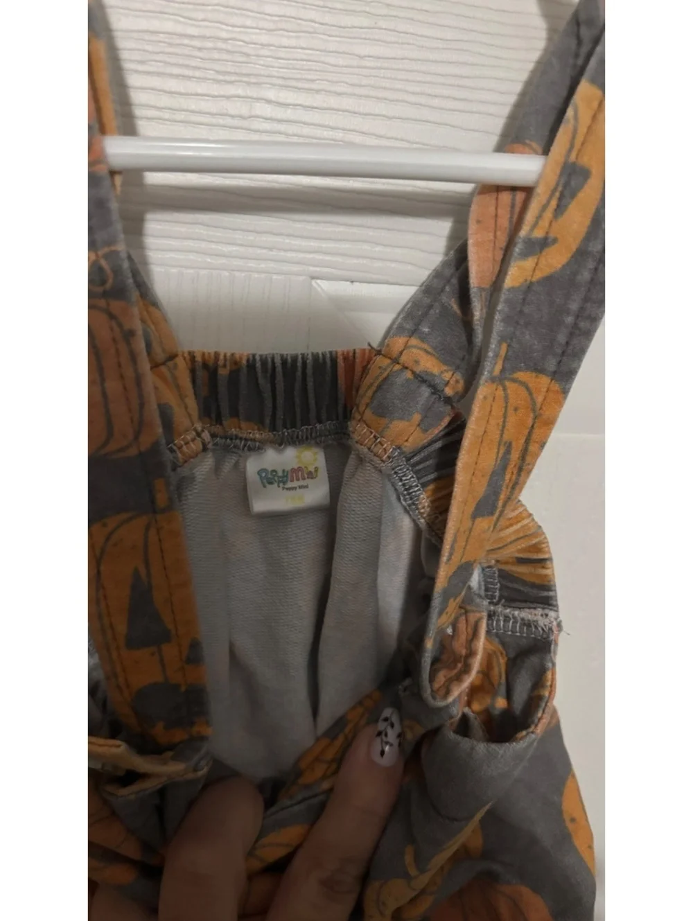Toddler Halloween overalls